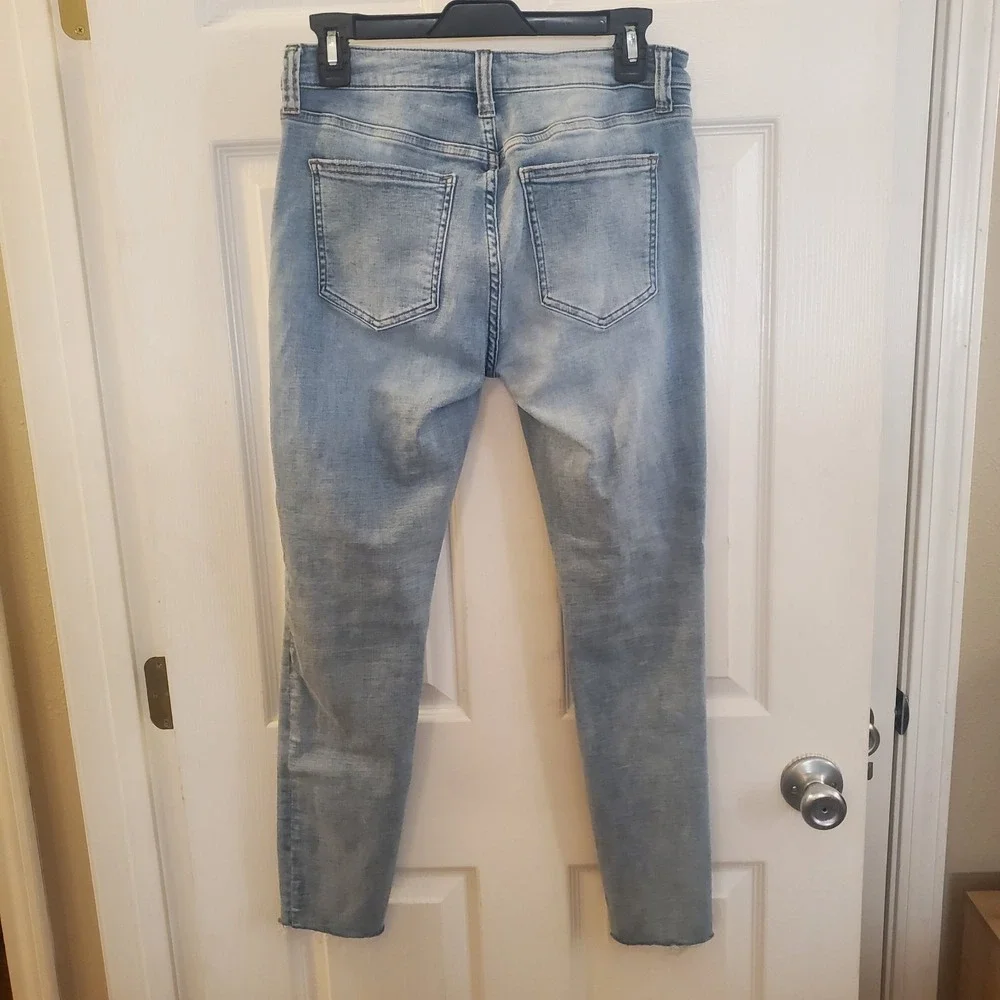 Pistola Arielle Women Sz 28 light‎ wash Skinny ankle Jean Comfort Stretch Casual